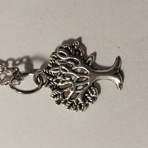 Tree charm necklace